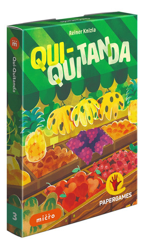 Quiquitanda Expansão E Caixa Microbox Jogo De Tabuleiro