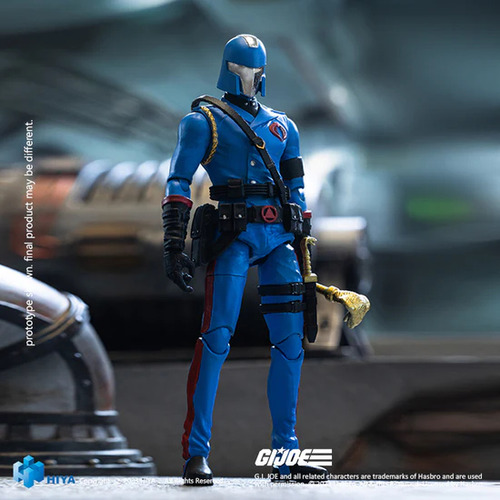 G.i. Joe Cobra Commander Hiya Toys Comandos Ação 1/18 10,5cm