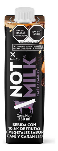 Bebida Malteada Proteína Notmilk Café Caramelo Notco 250 Ml
