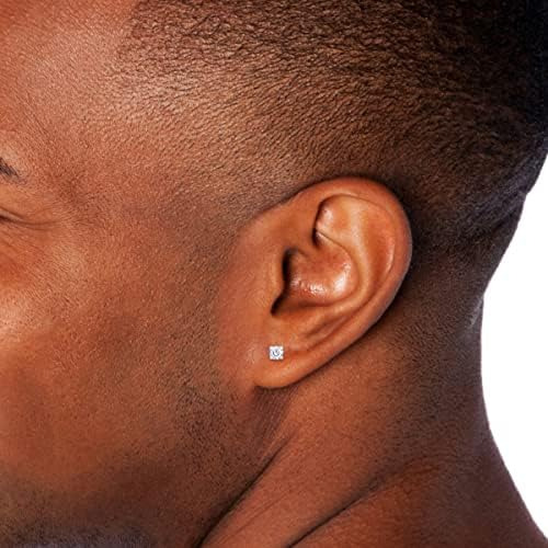 Savearth Diamonds Pendientes De Moissanita De 0,20 Quilates,