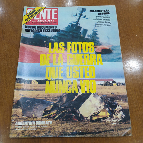 Revista Gente N° 877 13/5/82 Guerra De Malvinas