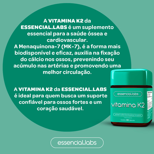 KIT MEGA TREONATO - 60 cápsulas + VITAMINA K2 Menaquinona-7 - 30 doses
