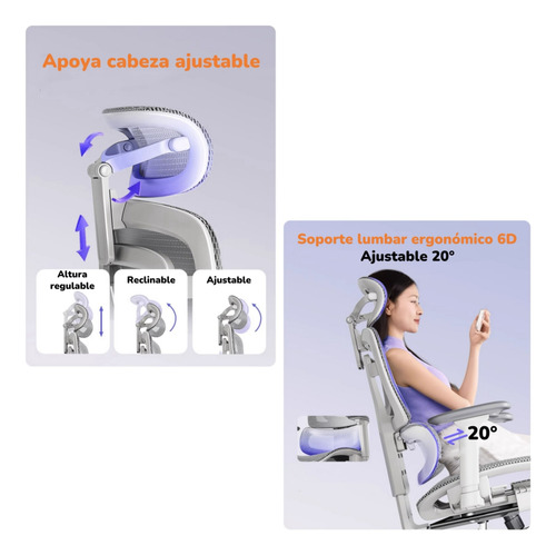 Silla De Escritorio Reclinable Reposapies Q9 By Lubabycas