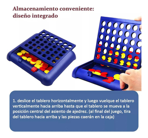 Juego De Mesa Clásico Conecta 4 Para Niños Conecta 4 Normal