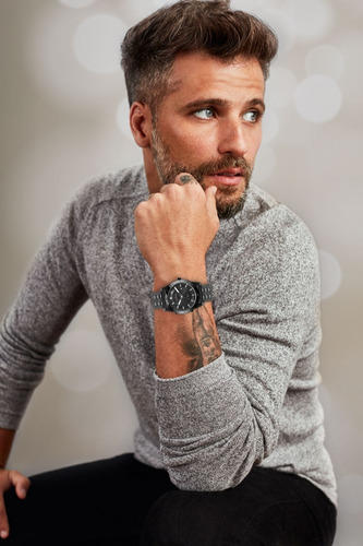 Relógio Technos Masculino Curvas Preto 1s13cr/4p