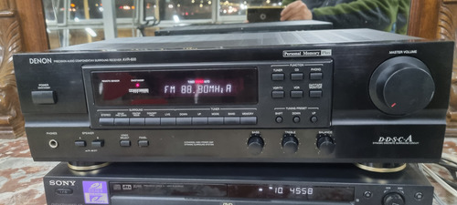 Denon Receiver Avr-600 Stereo Entrada Tornamesa. Excelente (Usado)