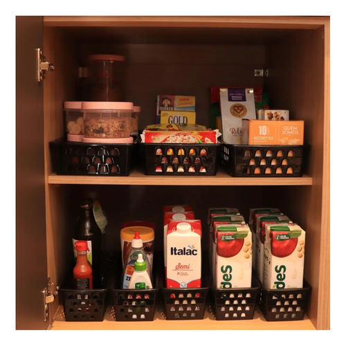Cesto Organização Plástico Retangular Multiuso 32cm