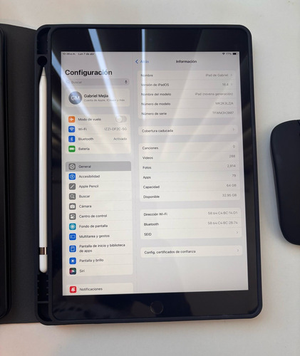 Apple iPad 9a Generación 2021 A2602 (Usado)