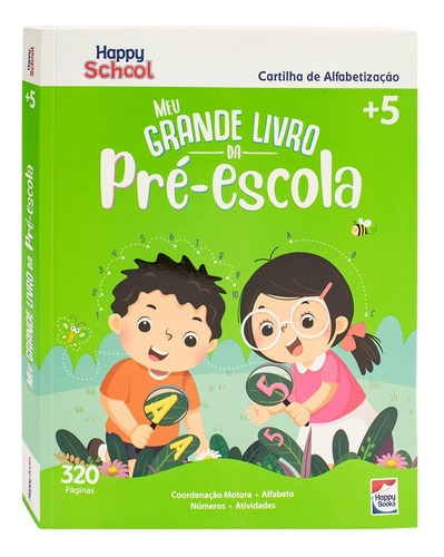 Hs Cartilha De Alfabetização: Pré-escola, De Wonderhouse. Editora Happy Books, Capa Mole Em Português