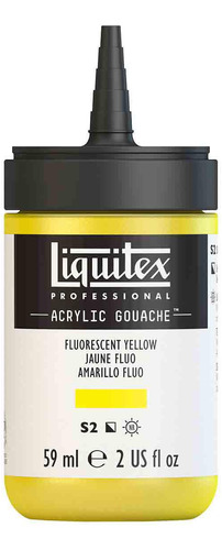 Tinta Guache Acrílica Liquitex 981 Fluorescent Yellow 59ml