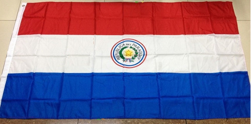 Bandera De Paraguay 150x90cm. Banderas Del Mundo Y Temáticas