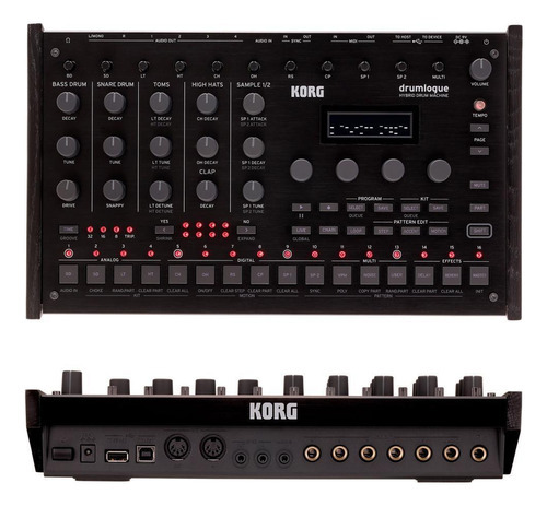 Caja de ritmos sintetizada Korg Drumlogue Hybrid Analógico