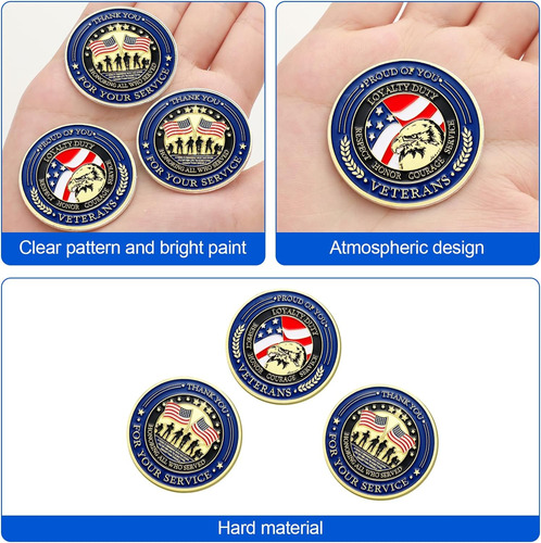 Monedas De Desafío Militar, 20 Unidades, Para Veteranos