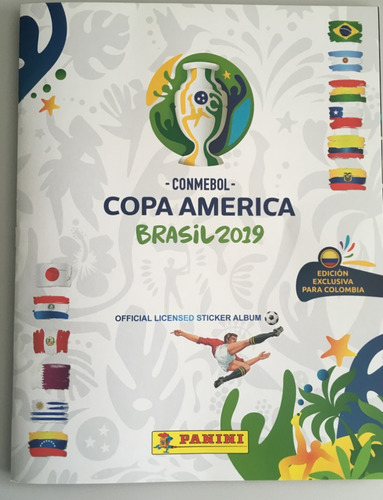 Álbum Copa América 2019 + Set Completo De Figuritas Panini