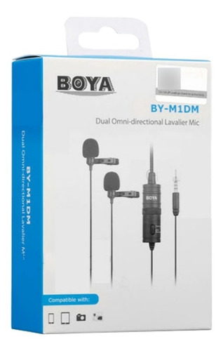 Microfono De Solapa Lavalier Boya By- M1dm