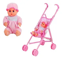 Comprar Coches Con Muñecas Pegable Tipo Paraguas Juguetes Para Niña