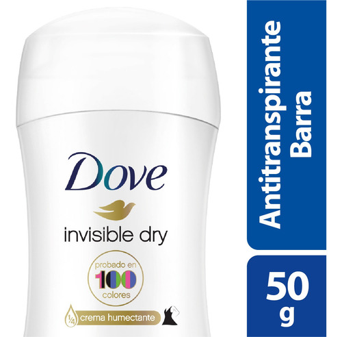 Desodorante Dove Invisible Dry Barra X 50gr