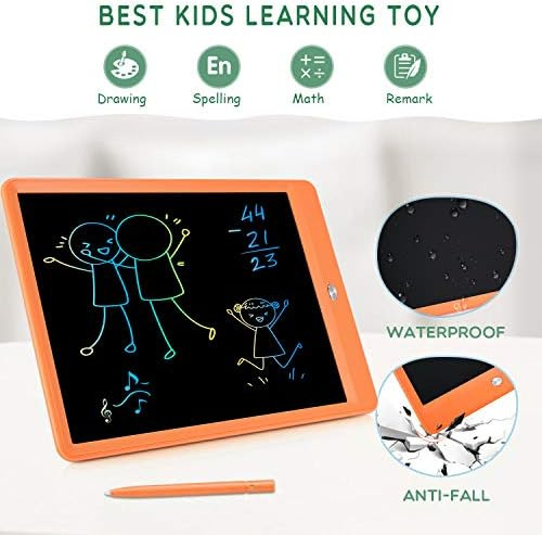 Tekfun Juguetes Para Niños Tableta De Escritura Lcd De 10 Pu
