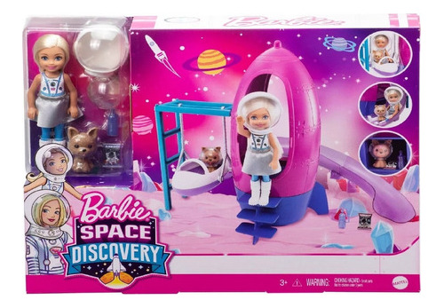 Muñeca Barbie Space Discovery Chelsea Juego Rocketship