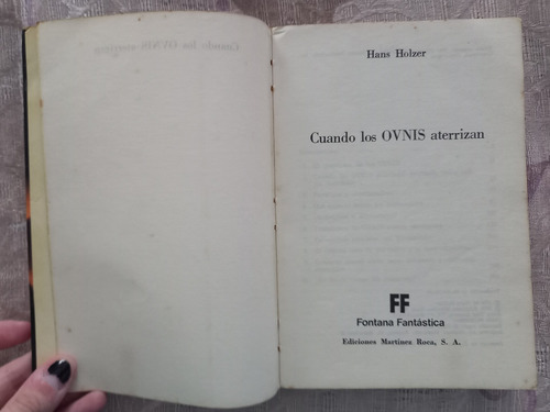 Cuando Los Ovnis Aterrizan Hans Holzer (Usado)
