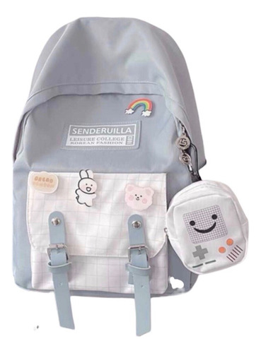 Mochila Importada Kawaii Con Accesorios Para Jovencitas