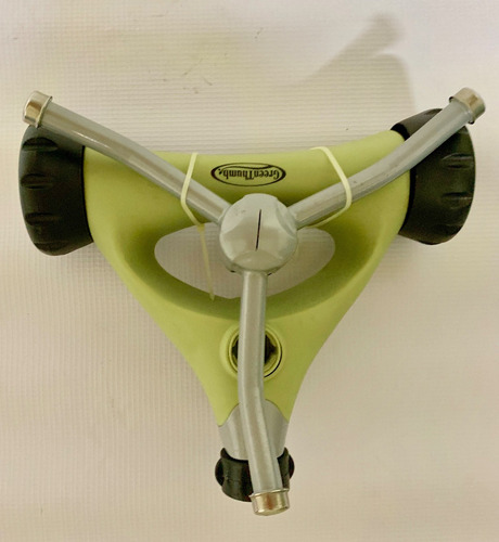 Imagen 2 de 6 de Aspersor Regador Rotatorio Rehilete Metalico Green Thumb Usa