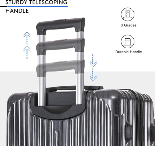 Juego Set 8 Maletas Rigidas Resistente Bolsas Viaje 4 Ruedas