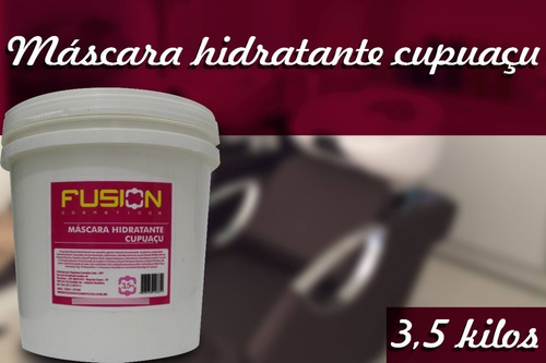 Kit Condicionador 5 Lts Mascara 3,5 Kg Profissional Fusion