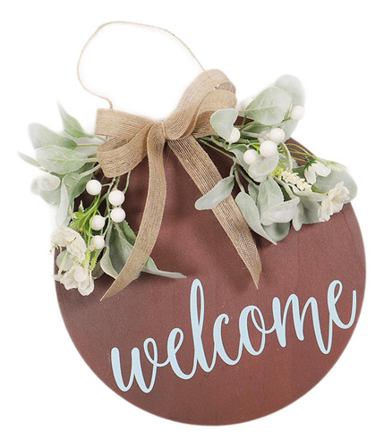 Señal De Bienvenida Para Puerta Delantera, Decoración
