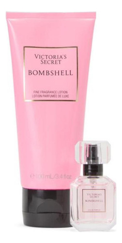Set Crema Corporal Y Mini Perfume Bombshell Victorias Secret