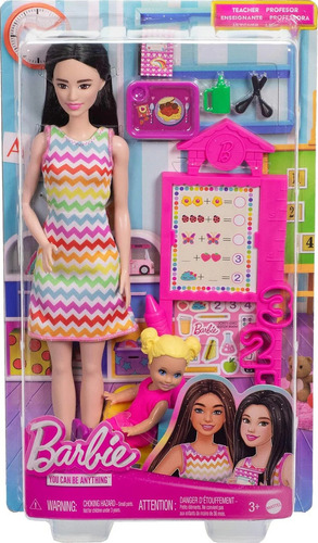 Conjunto de jogos Barbie Professions com boneca surpresa Jcr71