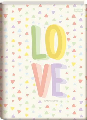 Agenda Planner C/flex 190x248 La Creme 40 Paginas Jandaia