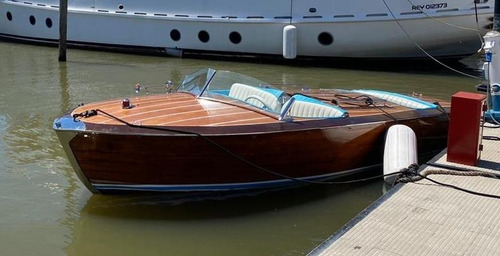 Lancha Clasica De Madera