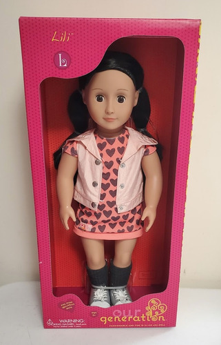 Muñeca De Our Generation Lili Con Vestido Y Chaleco