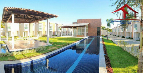 Casa Com 3 Dormitórios À Venda, 95 M² Por R$ 359.000,00 - Eusébio - Eusébio/ce - Ca0094