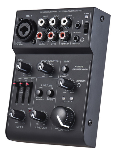 Consola De Mezclas Karaoke Network Broadcast Live Dj Mic-lin
