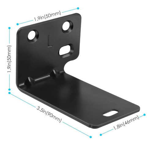 Soporte De Pared Para Barra De Sonido Bose, Color Negro