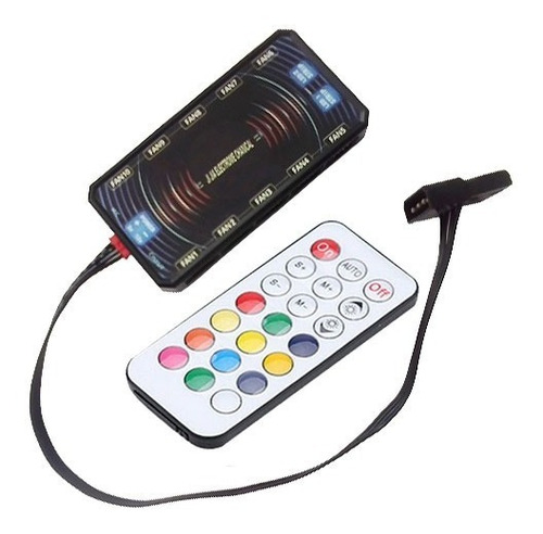 Pack 3 Fan Cooler Jijia Electrome Chanical 120mm Rgb+control