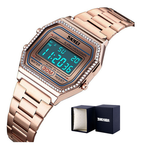 Reloj Electrónico Digital Luminoso Skmei Alarm