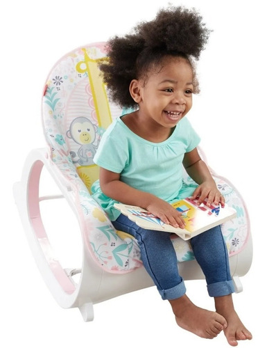 Imagen 3 de 4 de Silla Mecedora Bebe Fisher-price Vibradora Niños Colores