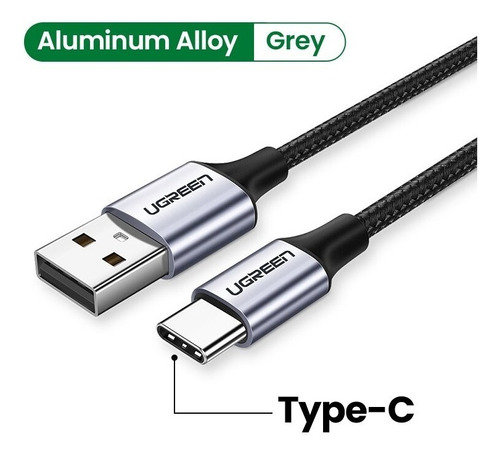 Cable Usb Tipo C Carga Rapida 3a Cable De Datos 3mts Ugreen