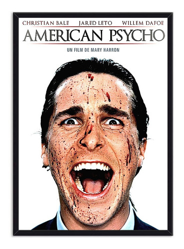 Cuadro Decorativo Película American Psycho 