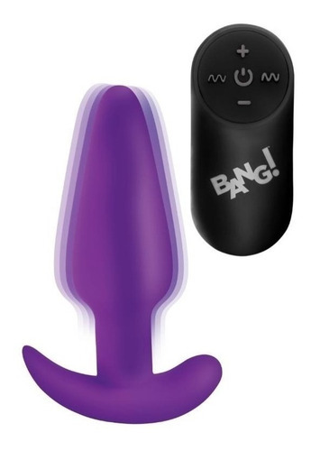 Plug Anal Vibrador Con Control- Bang Butt Silicone Play Hard