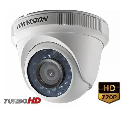 Cámara Domo Hikvision 720p 2.8mm 4 En 1 