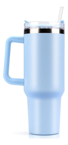 Termo Acero Inoxidable 40oz Vaso Térmico Mantiene Frio Azul