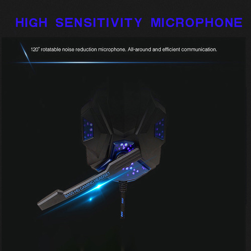 Auriculares Para Juegos Con Cable Sy830mv Con Micrófono, Aux
