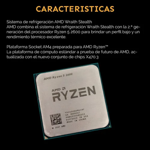 Amd ryzen 5 2600 especificaciones hot sale