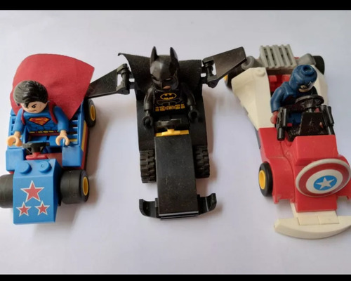 Lego Vehículos Dos A Elección Con Minifiguras Lego 16 Personajes En Vehiculo (Usado)