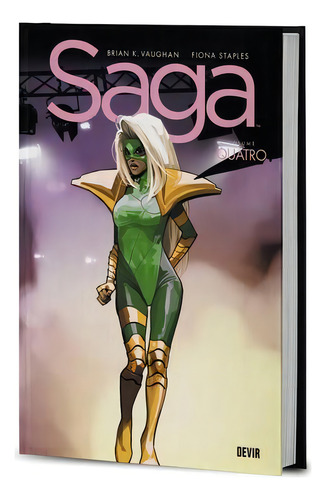 Saga - Vol. 04, De Brian K. Vaughan. Editora Devir, Capa Mole Em Português, 2021