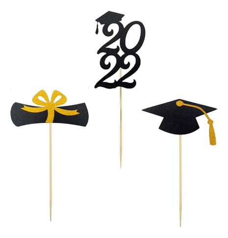 Toppers De Pastel De Graduación 2022 Con Diploma, 2022,